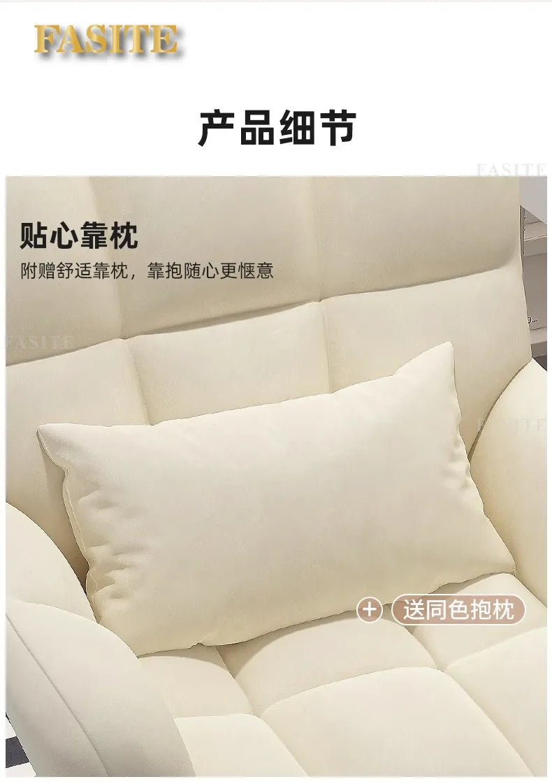 Comfortable and long-lasting computer chair, home backrest, study desk chair, girl bedroom makeup chair