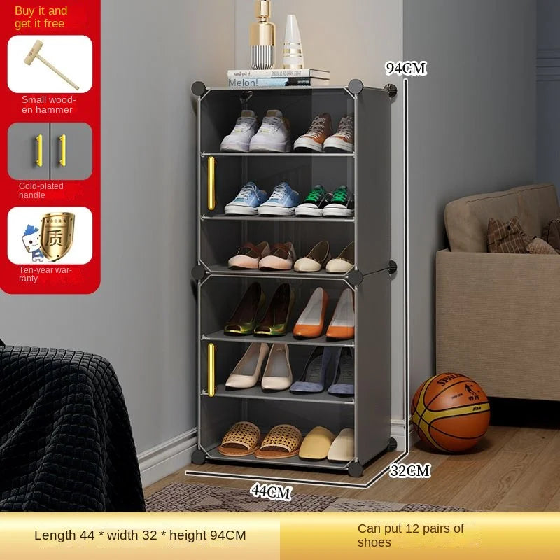 Shoe Rack Folding Home Furniture Modern Live Room Cabinets Shoes Storage Organizers Cupboards Hallway Entrance Shelf Shoes