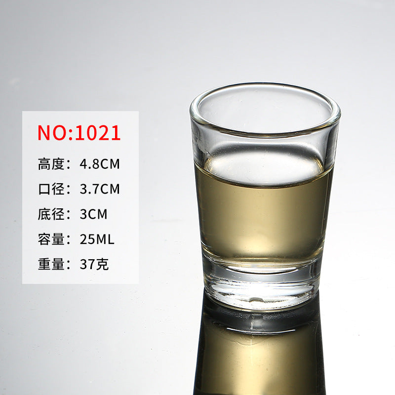 White Wine Glass Small Wine Glass Spirits Glass Bullet Cup B52 Shot Cup Swallow Cup One Mouthful Cup Goblet Glass DROPSHIPPING