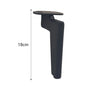 12-18cm 4pcs Furniture Legs Metal Black Gold Coffee Table Foot Sofa Desk Bed Dressers TV Bathroom Furniture Replacement Foot
