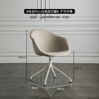 Nordic Computer Chair Creative Office Staff Lifting Swivel Chair Backrest Chair