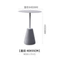 Milk Tea Shop Cement Side Table Simple Modern Concrete Side Table Designer Living Room Nordic Heytea Coffee Shop Round Table