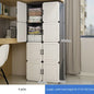 Simplicity Household Bedroom Dustproof Clothes Cabinets For Plastic Assemble Storage Rack Foldable Multilayer Wardrobe Furniture