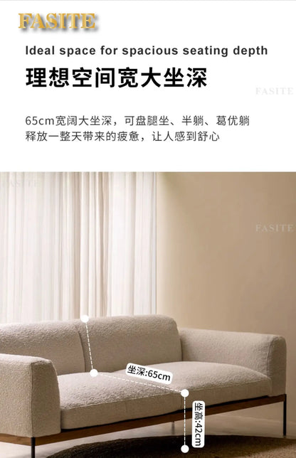 Fabric sofa living room modern simple Nordic chaise longue solid wood corner sofa combination