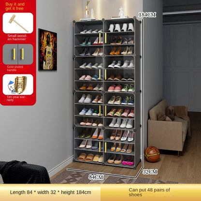 Shoe Rack Folding Home Furniture Modern Live Room Cabinets Shoes Storage Organizers Cupboards Hallway Entrance Shelf Shoes