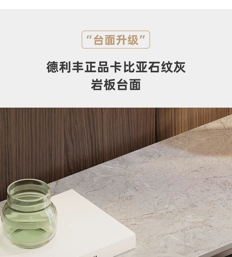 Light Luxury Console Tables Simple Modern Living Room Entrance Side View Table High-End Natural Marble Entrance Cabinet