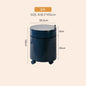 Nordic Furniture, Creative Nightstands, Bedroom Cabinets, Bedside Tables, multifunctional Locker Cart,Round Revolving Side Table