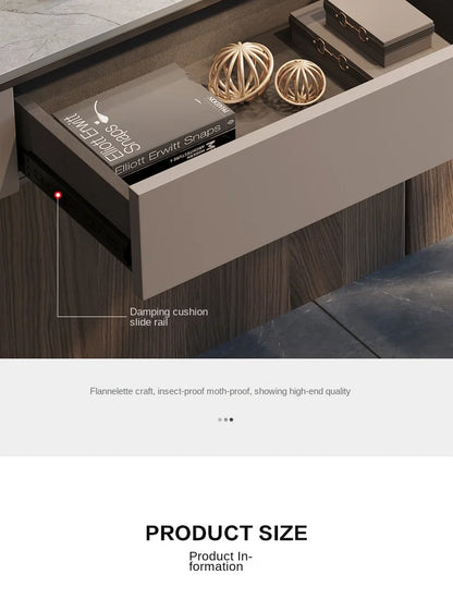 Light Luxury Console Tables Simple Modern Living Room Entrance Side View Table High-End Natural Marble Entrance Cabinet