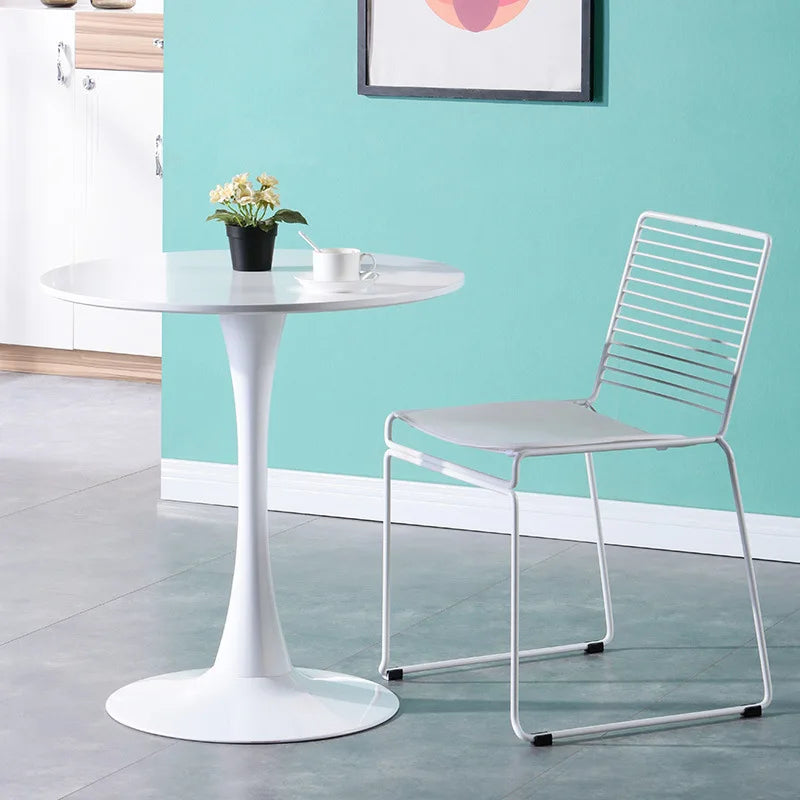 Nordic Dining Chair Modern Minimalist Creative Outdoor Iron Wire Personality Office Hollow Leisure Computer Chair Dropshipping