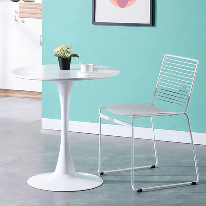 Nordic Dining Chair Modern Minimalist Creative Outdoor Iron Wire Personality Office Hollow Leisure Computer Chair Dropshipping