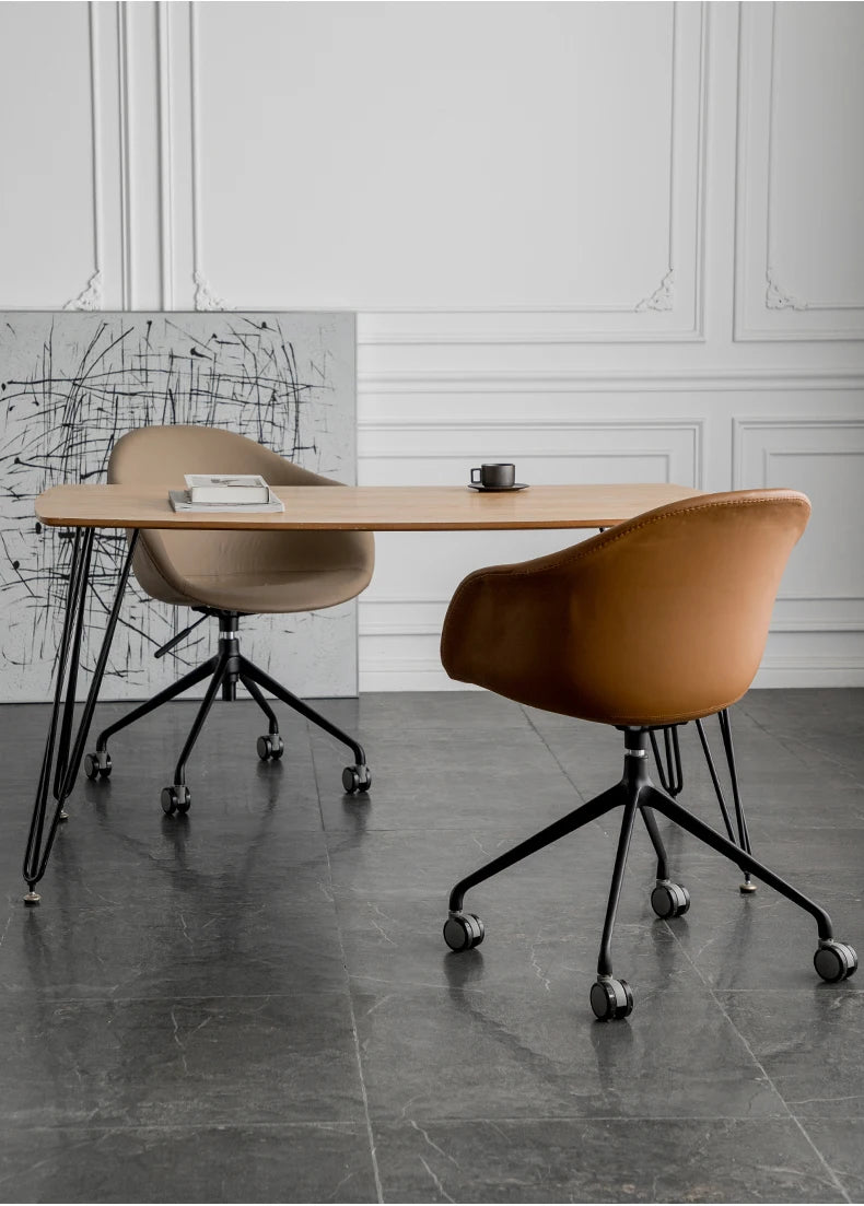 Nordic Computer Chair Creative Office Staff Lifting Swivel Chair Backrest Chair