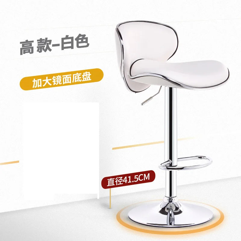 Bar Furniture High Stools Kitchen Adjustable Lift Backrest Bar Chair Swivel Nordic Bar Counter Sofa Chairs Bar Banks Dining Seat