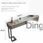 Light Luxury Console Tables Simple Modern Living Room Entrance Side View Table High-End Natural Marble Entrance Cabinet