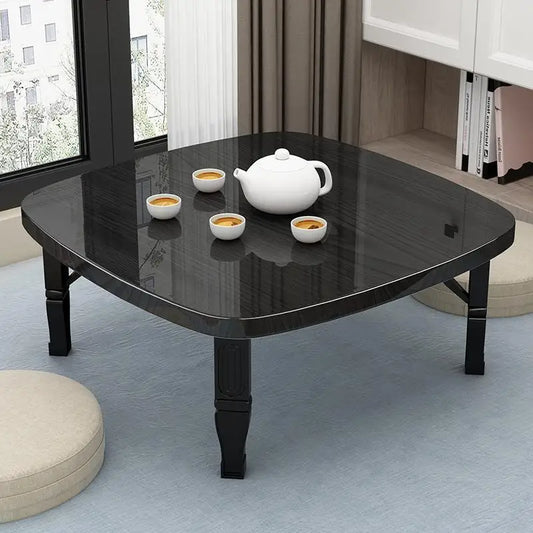 Furniture For Home Folding Household Small Tea Coffee Square Tables Simple Dining Carpet Tatami Bed Desk Balcony Computer Table