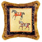 Luxury Pillow Case Horse Pattern Double Sided Velvet Hug Pillowcase Sofa Office Living Room Car Decoration Cushion Cover 45*45cm