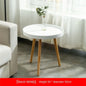 Nordic Furniture Small Coffee Tables Family Modern Balcony Live Room Bedroom Sofa Side Corner Movable Tray Round Table Assembly