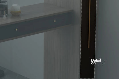 Pqf Retractable Bar Table against the Wall Family Living Room Partition Integrated