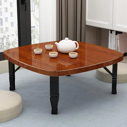 Furniture For Home Folding Household Small Tea Coffee Square Tables Simple Dining Carpet Tatami Bed Desk Balcony Computer Table