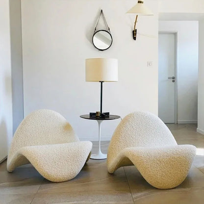 Lazy Sofa Bedroom Balcony Lying Small Single Creative Special-shaped Tongue Chair Dropshipping MOOJOU