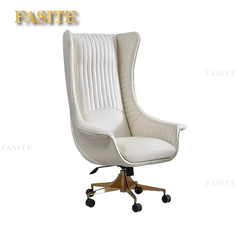 Yenstone Modern Luxury Comfort Lifted Chair Office Office Desk and Chair Giorgetti Light Luxury Computer Desk Boss Manager Chair
