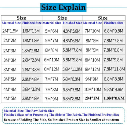 2 Kinds PE Tarpaulin Camping Tent Waterproof Groundsheet Garden Furniture Rainproof Cover Pergolas Canopy Awnings Sun Shelter