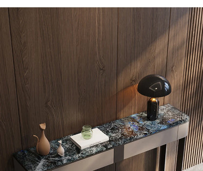Light Luxury Console Tables Simple Modern Living Room Entrance Side View Table High-End Natural Marble Entrance Cabinet