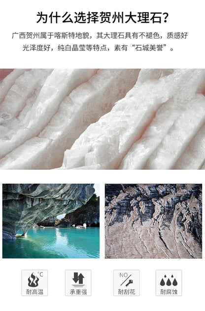 Affordable Luxury Style TV Cabinet and Tea Table Combination Simple Modern Living Room Floor Cabinet Marble