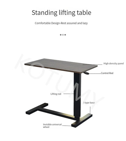 Laptop Desk Bedside Desk Bedroom Mobile Foldable Rotary Lift Office Computer Learning Sofa Table