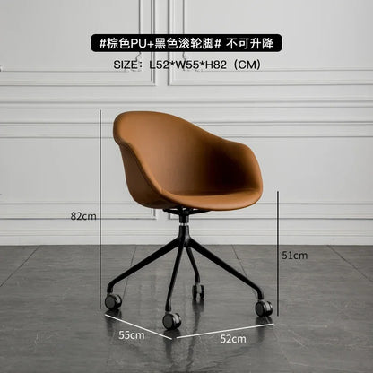 Nordic Computer Chair Creative Office Staff Lifting Swivel Chair Backrest Chair