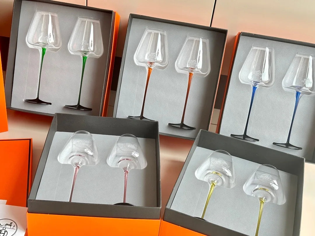 Crystal glass red wine glass glass champagne glass highball glasses gift box packaging home gift