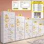 78 wide thickened plastic drawer storage cabinet, baby children's wardrobe, toys, multi-layer storage cabinet, chest of drawers