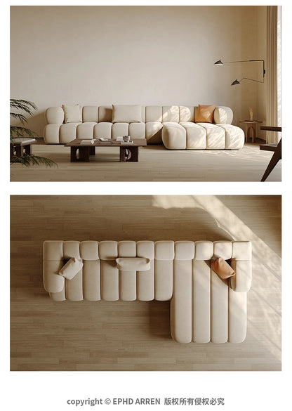 Fabric Sofa Creative Living Room Corner Large Apartment Home