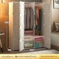 Household Bedroom Dustproof Clothes Cabinets Plastic Collapsible Durable Storage Rack Of Foldable Simplicity Wardrobe Furniture