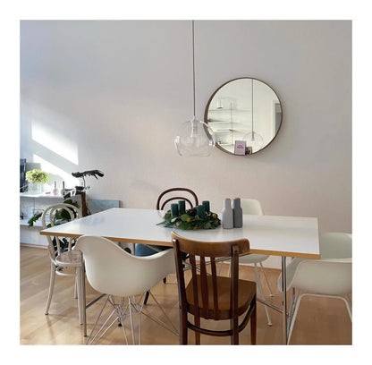 DPstudio vintage simple desk, stainless steel rectangular dining table, blogger, same conference table Bauhaus