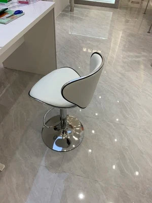 Bar Furniture High Stools Kitchen Adjustable Lift Backrest Bar Chair Swivel Nordic Bar Counter Sofa Chairs Bar Banks Dining Seat