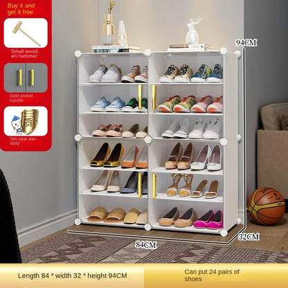 Shoe Rack Folding Home Furniture Modern Live Room Cabinets Shoes Storage Organizers Cupboards Hallway Entrance Shelf Shoes
