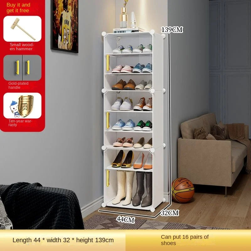 Shoe Rack Folding Home Furniture Modern Live Room Cabinets Shoes Storage Organizers Cupboards Hallway Entrance Shelf Shoes