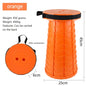 Portable Folding Stool Lightweight Plastic Subway Queuing Chair And Outdoor Camping Fishing with Carry Bag Telescopic Stool