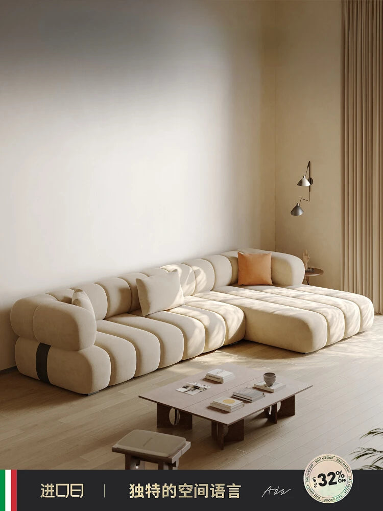 Fabric Sofa Creative Living Room Corner Large Apartment Home