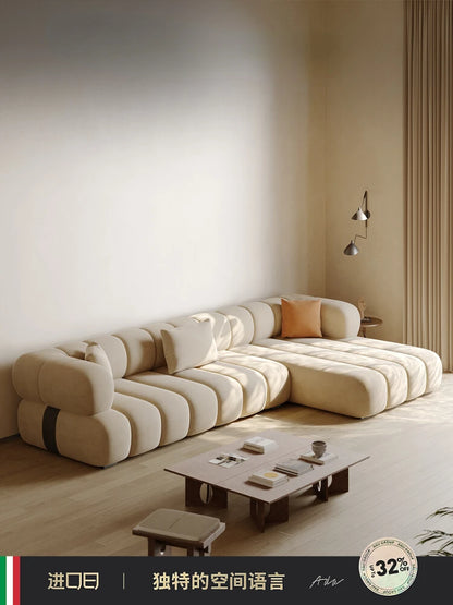 Fabric Sofa Creative Living Room Corner Large Apartment Home