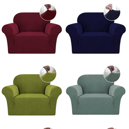 4 Types Armchair Cover Elastic Sofa Cover for Living Room Stretch Furniture Slipcover for Chairs 1 Seat Couch Cover Case