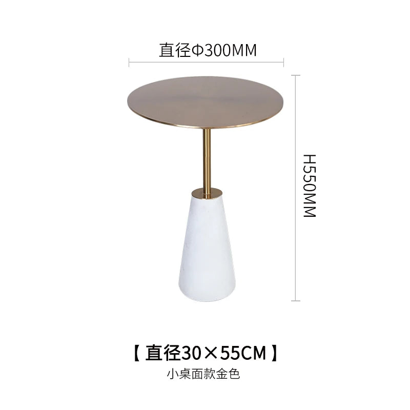 Milk Tea Shop Cement Side Table Simple Modern Concrete Side Table Designer Living Room Nordic Heytea Coffee Shop Round Table