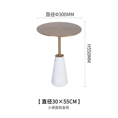 Milk Tea Shop Cement Side Table Simple Modern Concrete Side Table Designer Living Room Nordic Heytea Coffee Shop Round Table