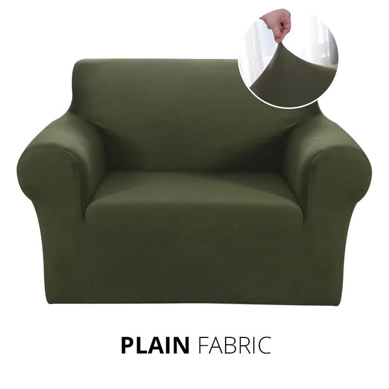 4 Types Armchair Cover Elastic Sofa Cover for Living Room Stretch Furniture Slipcover for Chairs 1 Seat Couch Cover Case