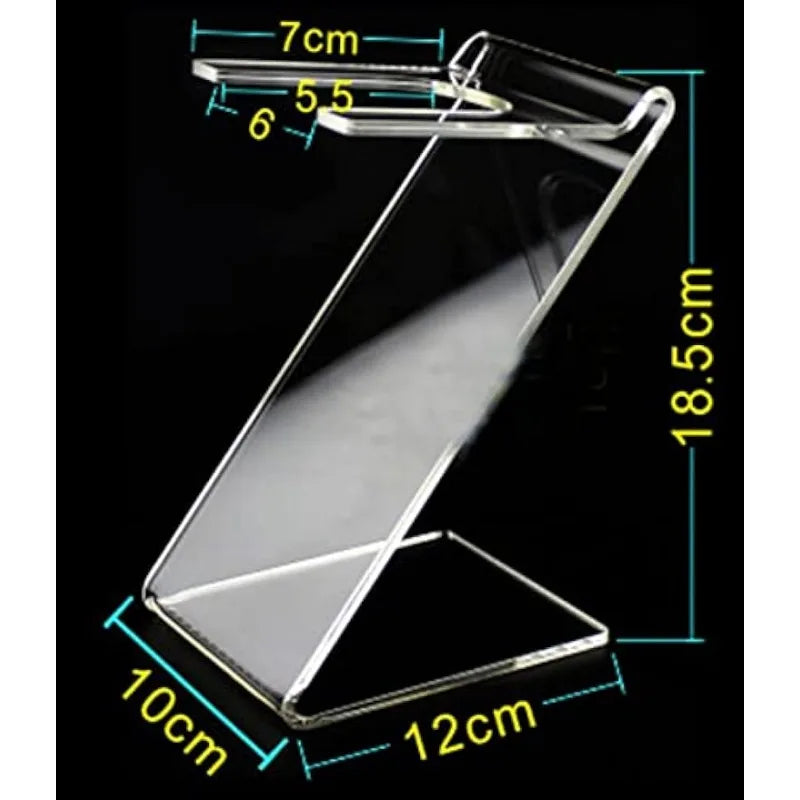 1PC Clear Acrylic Hair Dryer Holder Hair Dryer Display Rack Salon Home Bathroom Blow Dryer Holder Stand Hair Styling Tool
