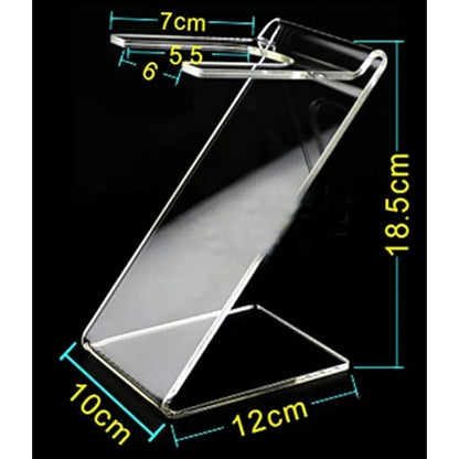 1PC Clear Acrylic Hair Dryer Holder Hair Dryer Display Rack Salon Home Bathroom Blow Dryer Holder Stand Hair Styling Tool