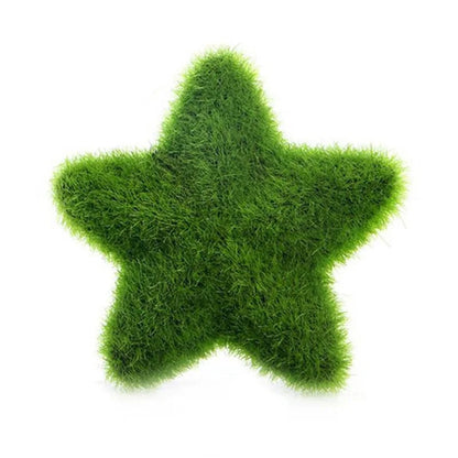 1PC Artificial Potted Plant Green Potted Plants Small Bonsai Grass Ball Home Xmas Desktop Simulation Flower Bonsai Photo Props