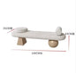 Nordic Solid Wood Shoe Stool Creative Wool Sofa Doorway Senior Sense Cloakroom Living Room Porch Household Fitting Rest Bench