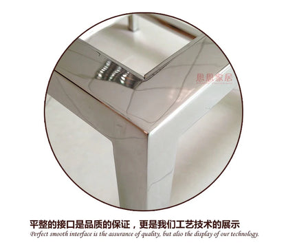 Fresh Four-Leaf Clover Tea Table Tear Drop Coffee Table Brushed Bronze Craft Adler Shaped Sofa Side Table