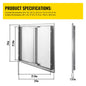 Stainless Steel BBQ Cabinet Access Door W/ Recessed Handle for Indoor/Outdoor Kitchen, BBQ Island, Kitchen Sink, Fireplace